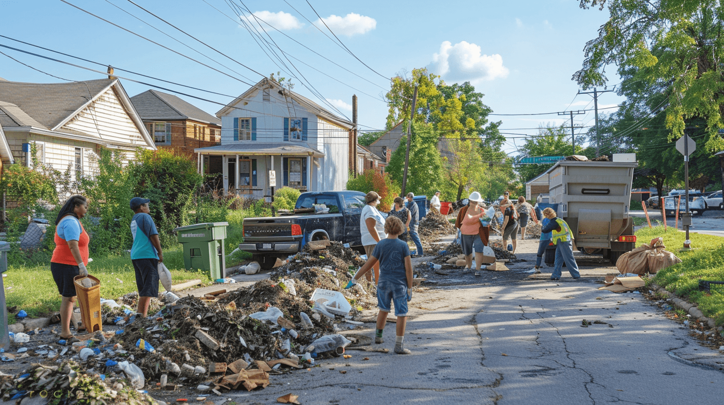 How To Organize A Neighborhood Cleanup With A Dumpster Rental
